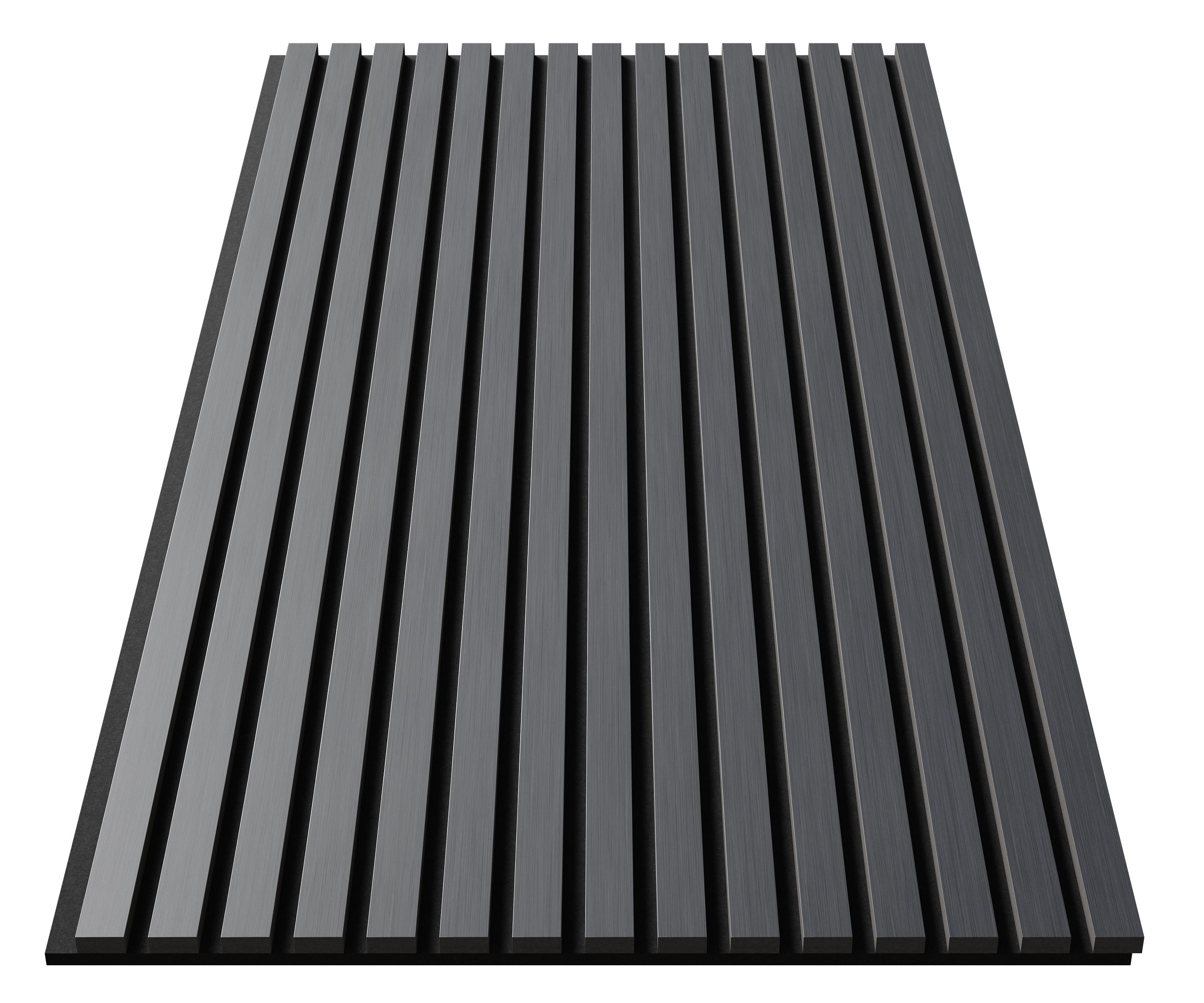 МДФ стеновая панель акустическая Cosca Decor Монако Дуб Антрацит Темно-серый черный войлок 1200×600×21 МДФ стеновая панель акустическая Cosca Decor Монако Дуб Антрацит Темно-серый черный войлок 1200×600×21